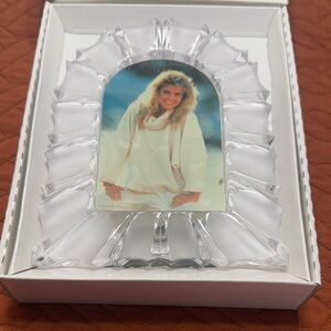 Mikasa Monarch Cathedral lead crystal picture frame made in Austria.